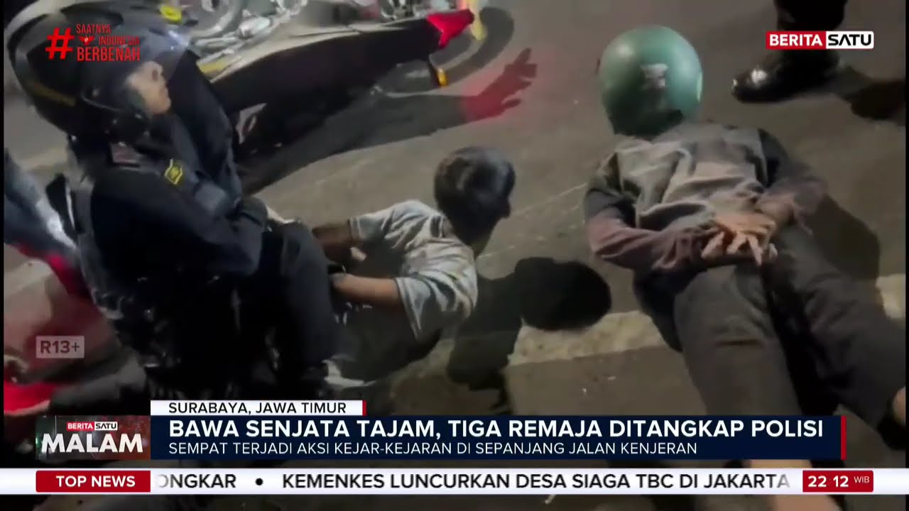 Aksi Kejar-kejaran Polisi dan Remaja Balap Liar di Surabaya Berujung Penemuan Sabu, Video Dramatisnya Viral di Media Sosial