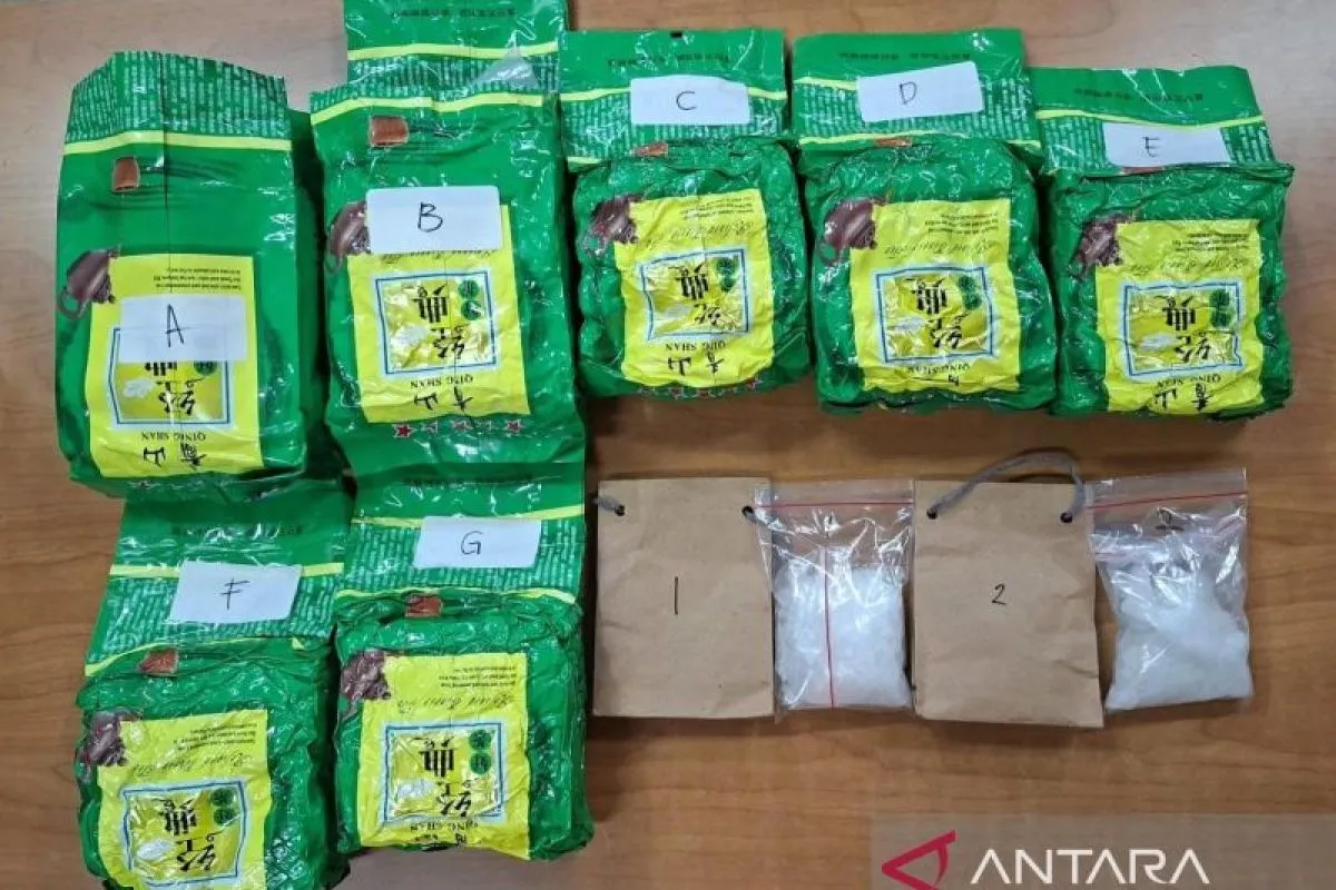 Polisi Gagalkan Peredaran 7,2 Kilogram Sabu, Nilainya Ditaksir Rp10 Miliar